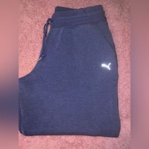 Navy Blue Puma sweat pants - Petite